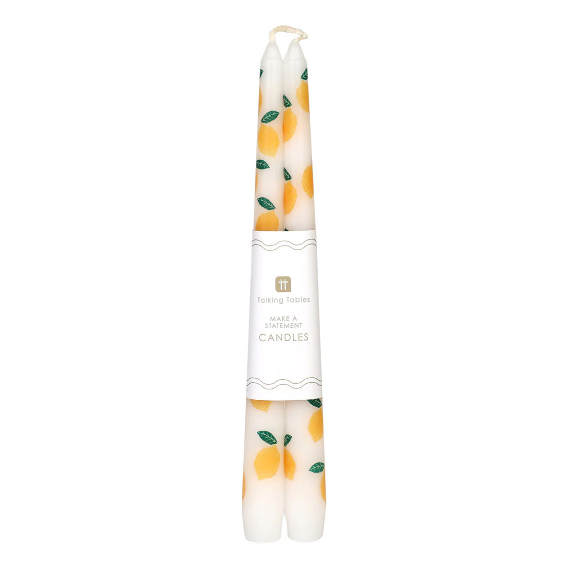 Candleshop Taper Candles Lemon 2Pk - Image 4