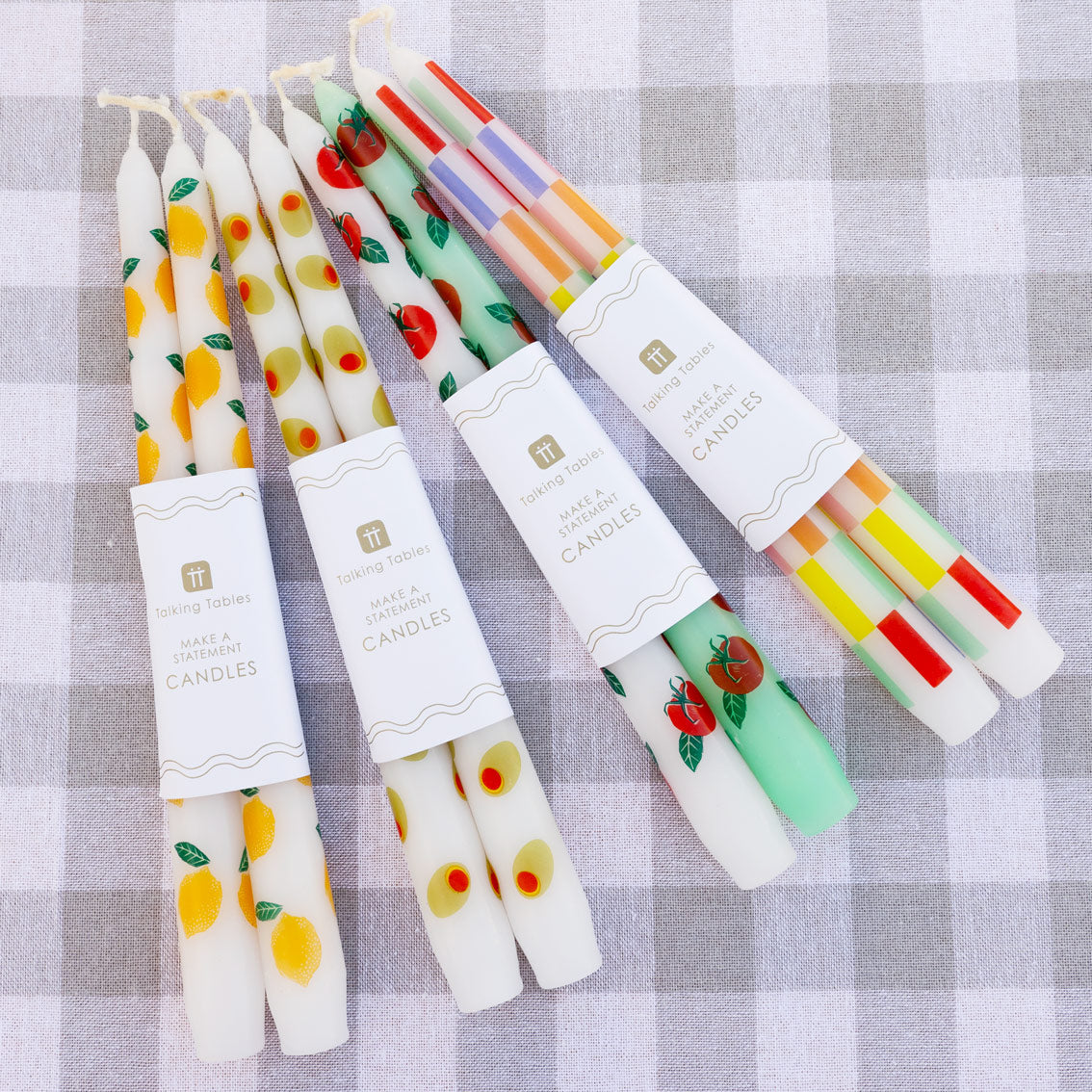 Candleshop Taper Candles Lemon 2Pk - Image 6
