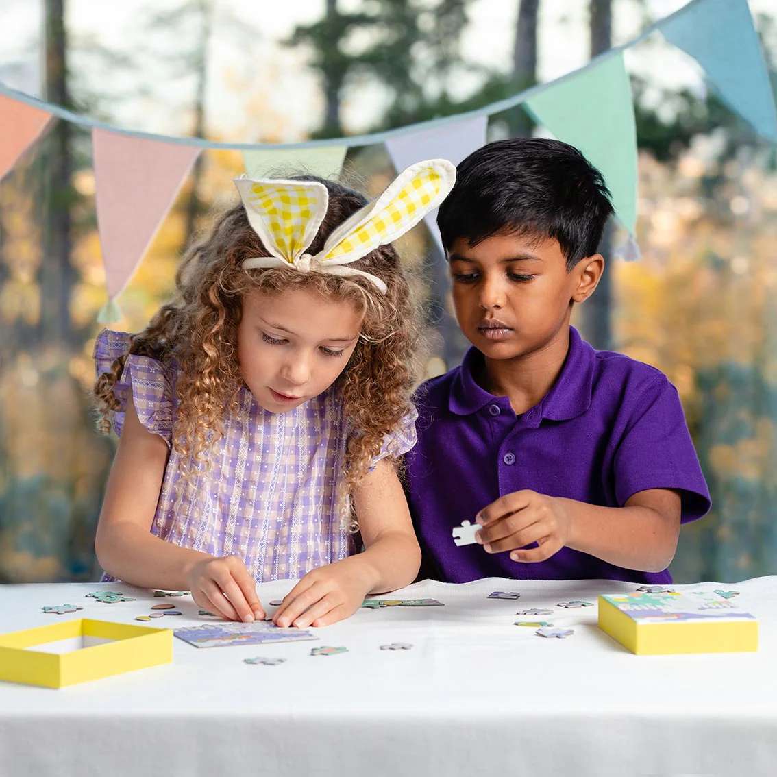 Spring Bunny - Puzzle 50pcs - Image 6